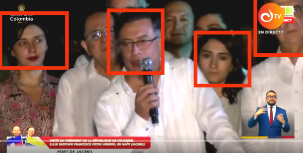 ojocolombia2026's tweet photo. 🇨🇴 PETRO - LAURA SARABIA - IVAN VELÁZQUEZ todos en este momento en HAITI.

Quien está a cargo del CATATUMBO ❓

DIOSDADO ❓ https://t.co/fgHF2GPO5B