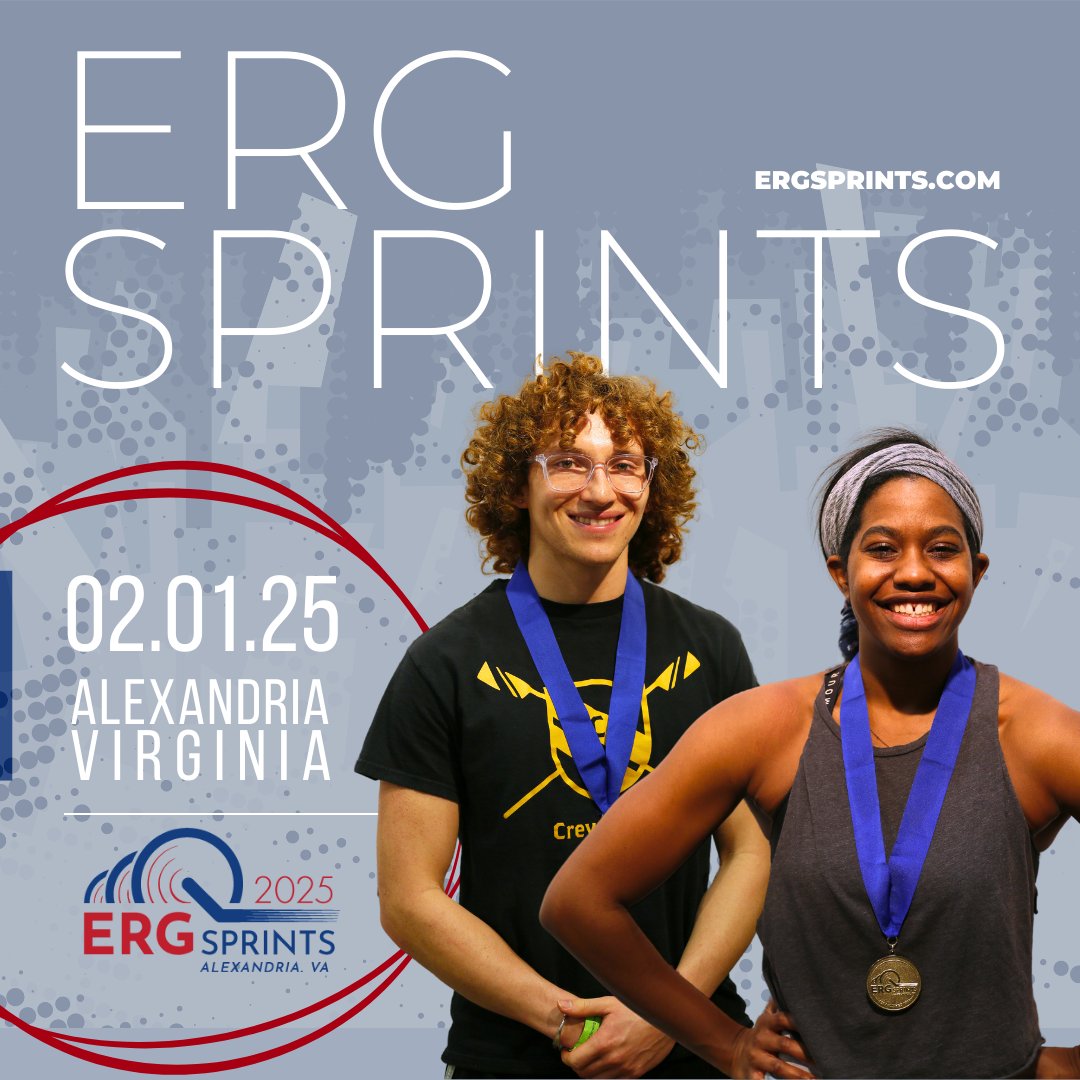 Standard registration closes tonight at 11:59pm ET! Para registration closes tomorrow! $10 price bump for late entries after that. Get in on the action at Erg Sprints - the largest #indoorrowing competition on the East Coast. Register now at regattacentral.com