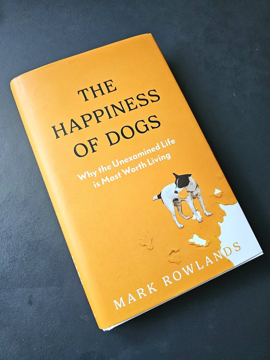 What a stunning book, playfully written but providing the only convincing (and amazingly straightforward) answer to the question of the meaning of life I've come across. Teaches a ruminating depressive to think less and go out running with my dog more often! #TheHappinessOfDogs