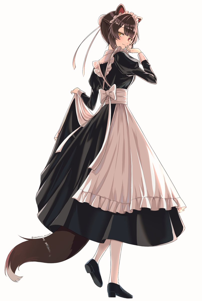 戌亥とこ 「メイドいぬいさん再掲 」|まかむのイラスト
