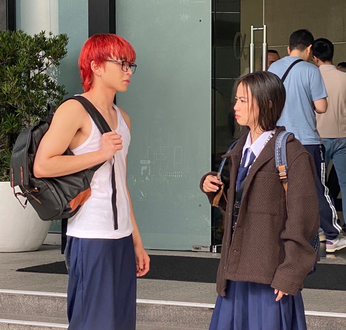 StudioVivaPH's tweet photo. Ehem! Grabe naman po ang titig, Yuri baka naman matunaw si Jay-Jay nyan. 

#SectionEAfterTheRain 
#AngMutyaNgSectionE
#AshtineOlviga
#RabinAngeles
#JayRi
#StudioViva https://t.co/xcnoqJOMp4