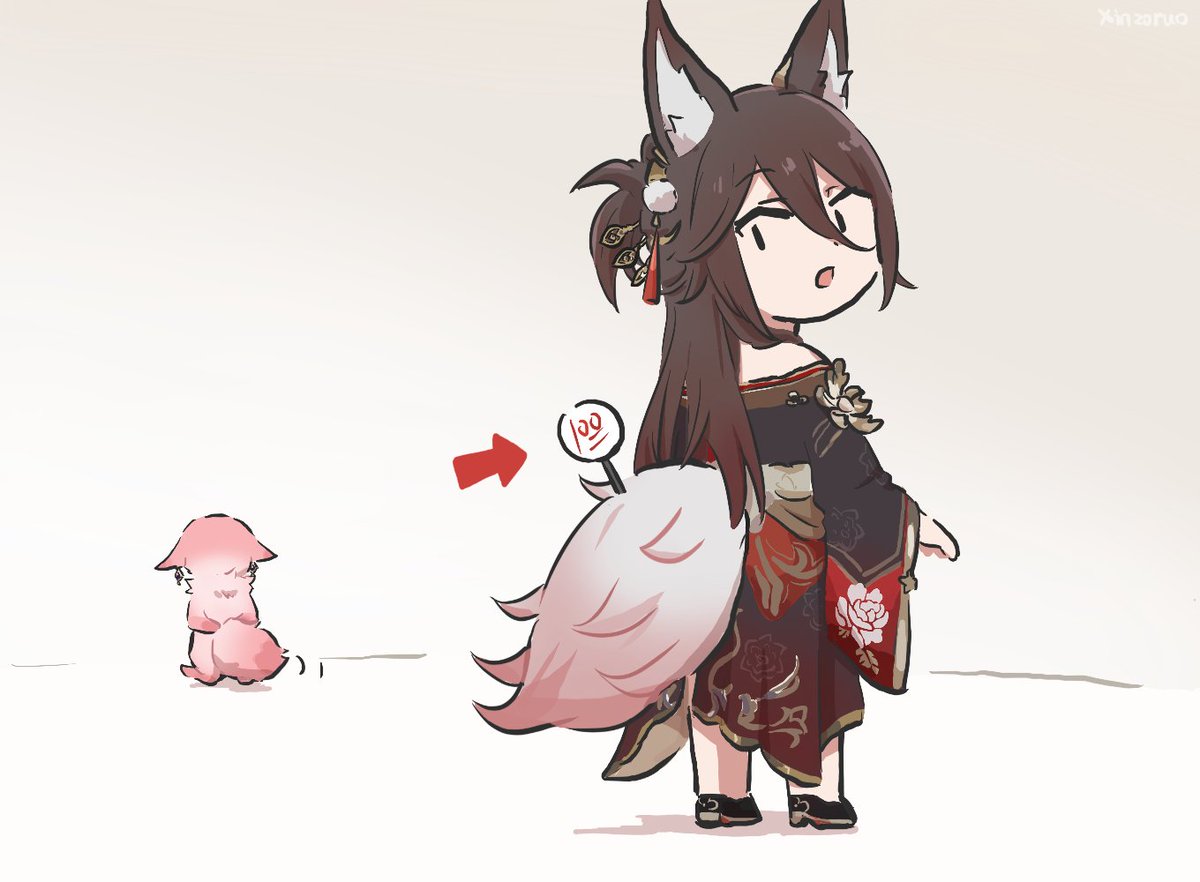 xinzoruo's tweet photo. Nice tail！💯
#YaeMiko #Fugue #Tingyun https://t.co/kBka8ZOnOx