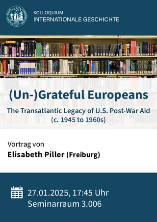 International History Cologne (@inthistcologne) on Twitter photo Nächsten Montag begrüssen wir <a href="/elisabmpiller/">Elisabeth Piller</a> <a href="/UniFreiburg/">Universität Freiburg</a> bei uns im Kolloquium <a href="/IntHistCologne/">International History Cologne</a> mit ihrem Vortrag "(Un-)Grateful Europeans. The Transatlantic Legacy of US Post War Aid". Gäste herzlich willkommen! <a href="/UniCologne/">Universität zu Köln</a> <a href="/ChlCologne/">CHL Cologne</a> <a href="/AcademyCologne/">Academy for European Human Rights Protection</a> <a href="/FabianMKlose/">hhr.hypotheses.org</a> <a href="/MartGuenzel/">Martin Günzel 🇺🇦🇪🇺🌹</a> Nächsten Montag begrüssen wir <a href="/elisabmpiller/">Elisabeth Piller</a> <a href="/UniFreiburg/">Universität Freiburg</a> bei uns im Kolloquium <a href="/IntHistCologne/">International History Cologne</a> mit ihrem Vortrag "(Un-)Grateful Europeans. The Transatlantic Legacy of US Post War Aid". Gäste herzlich willkommen! <a href="/UniCologne/">Universität zu Köln</a> <a href="/ChlCologne/">CHL Cologne</a> <a href="/AcademyCologne/">Academy for European Human Rights Protection</a> <a href="/FabianMKlose/">hhr.hypotheses.org</a> <a href="/MartGuenzel/">Martin Günzel 🇺🇦🇪🇺🌹</a>