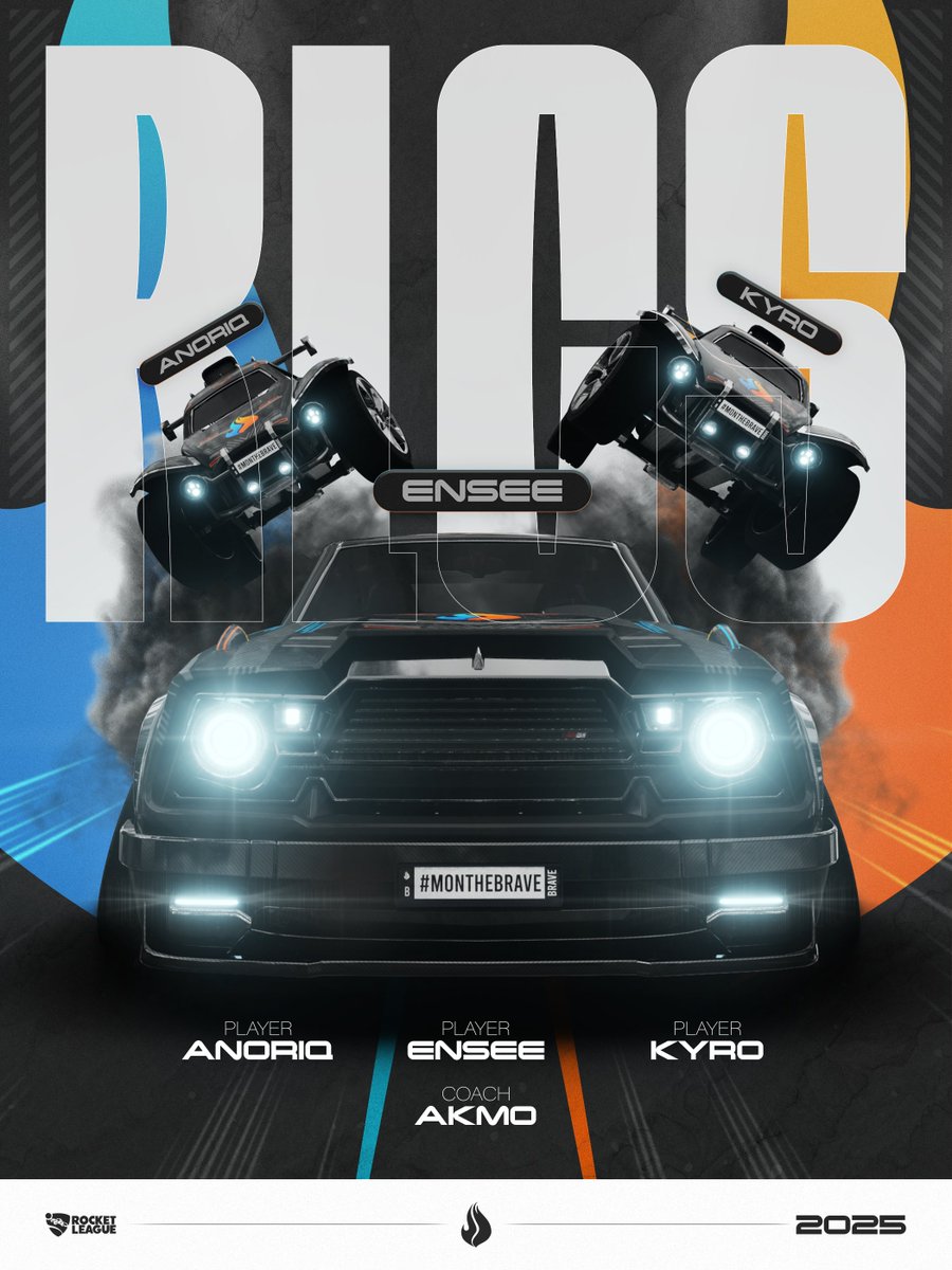 Introducing our RLCS roster for Qualifier 2:

<a href="/ensee_eu/">ensee.</a> 🏴󠁧󠁢󠁳󠁣󠁴󠁿
<a href="/Kyro23241/">Kyro</a> 🇭🇷
<a href="/AnoriQK/">AnoriQ 🇲🇦🇫🇷</a> 🇲🇦🇫🇷
<a href="/akmorl/">akmo</a> (Coach)  🇫🇷

We are so excited for this team.

#MonTheBrave 🔥