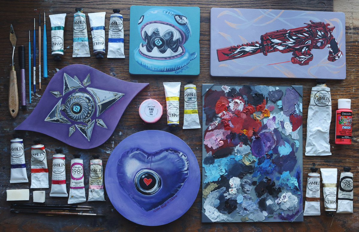 D2GMReport's tweet photo. Additionally, every $1 donated will earn  you 1 entry into our raffle. 

Our 1st prize is a painting of the "Hareball" exotic ghost shell, hand-painted by @CaseyRoo_ 
 
Our 2nd prize is a custom 3D render of their own Guardian by @AlyxMitzel 

https://t.co/2UcgbyW8mz https://t.co/noJli7gwdE