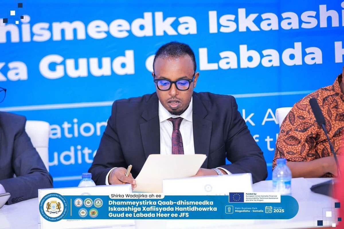 oagsomalia's tweet image. A milestone for Somalia! The Offices of Auditors General of the Federal and State levels have signed a 3-year cooperation agreement to enhance joint audits, boost skills, and improve information sharing, marking a new era of progress and unity in governance.