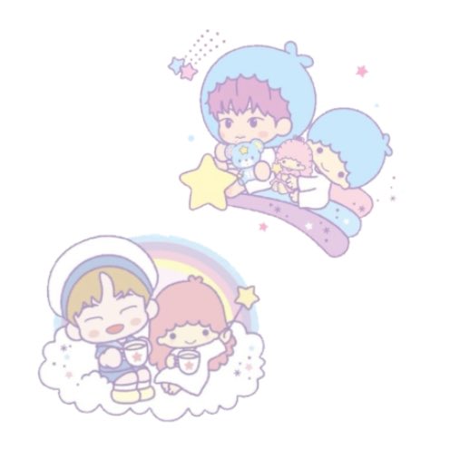 jilepatk's tweet photo. นี่ชอบความเป็นเด็กแฝดของจีซองกับน้องเล่อมากเลยนะ เป็นคู่แฝดทวิดเดิลในอลิซ แฝดกิกิลาล่าซานริโอ้ ขนาดคาร์แรคเตอร์ที่วาดกันเองยังวาดออกมาเหมือนแฝดกันเลย (´°̥̥̥̥ω°̥̥̥̥｀) https://t.co/oFodgmG4Dm