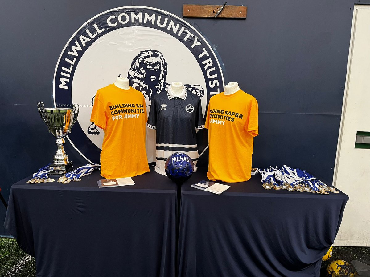 Nikki (@nikkihudgell69) on Twitter photo Today <a href="/margaretmizen/">Margaret Mizen MBE</a> will be at <a href="/Millwall_MCT/">Millwall Community Trust</a> <a href="/MillwallFC/">Millwall FC</a> hosting the Sparkle Cup for the <a href="/mizenfoundation/">The Mizen Foundation</a>.
Six primary schools in Lewisham will be taking part in matches and the winners will be presented with the cup on 1st February’s game which is this year’s #jimmysday. Today <a href="/margaretmizen/">Margaret Mizen MBE</a> will be at <a href="/Millwall_MCT/">Millwall Community Trust</a> <a href="/MillwallFC/">Millwall FC</a> hosting the Sparkle Cup for the <a href="/mizenfoundation/">The Mizen Foundation</a>.
Six primary schools in Lewisham will be taking part in matches and the winners will be presented with the cup on 1st February’s game which is this year’s #jimmysday.