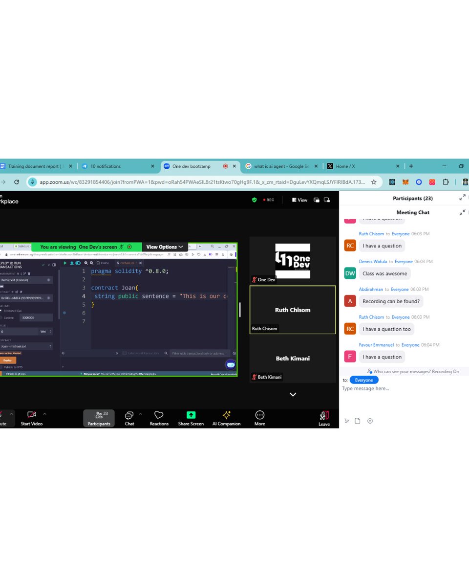 _one_dev's tweet image. Day 02 recap from our Javascript in Ethereum bootcamp where we dived into #ethersjs and #remixide.
What are you waiting for? You can still join the class!
Click the link below to start learning👇
bit.ly/one-dev-javasc…