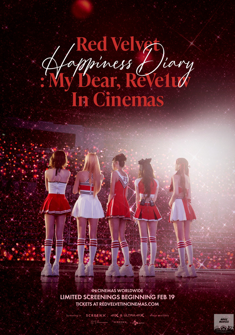 moviemnfs's tweet photo. RED VELVET HAPPINESS DIARY: MY DEAR, REVE1UV IN CINEMAS mvs

Bioskop seluruh dunia 🔥 semoga CGV INDONESIA kebagian ya dan ada di semua kota walaupun limited 😭 https://t.co/yAYibLgusr
