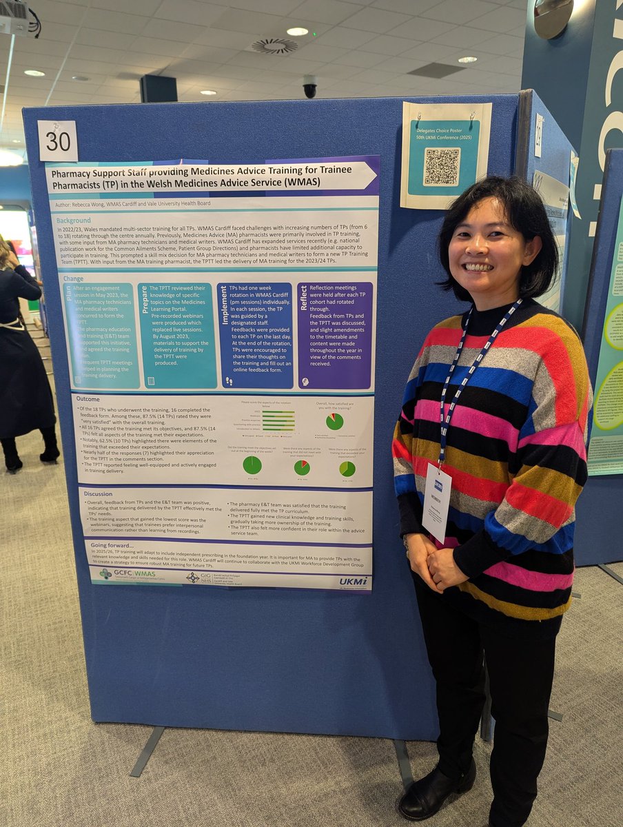 UKMedicinesInfo's tweet photo. Congratulations to the #UKMi2025 poster winners 🎉

Laura Granger from @UHD_NHS
Anna Burgess from @WelshMedicines @CV_UHB 
Rebecca Wong from @WelshMedicines @CV_UHB https://t.co/u95pBITWYx