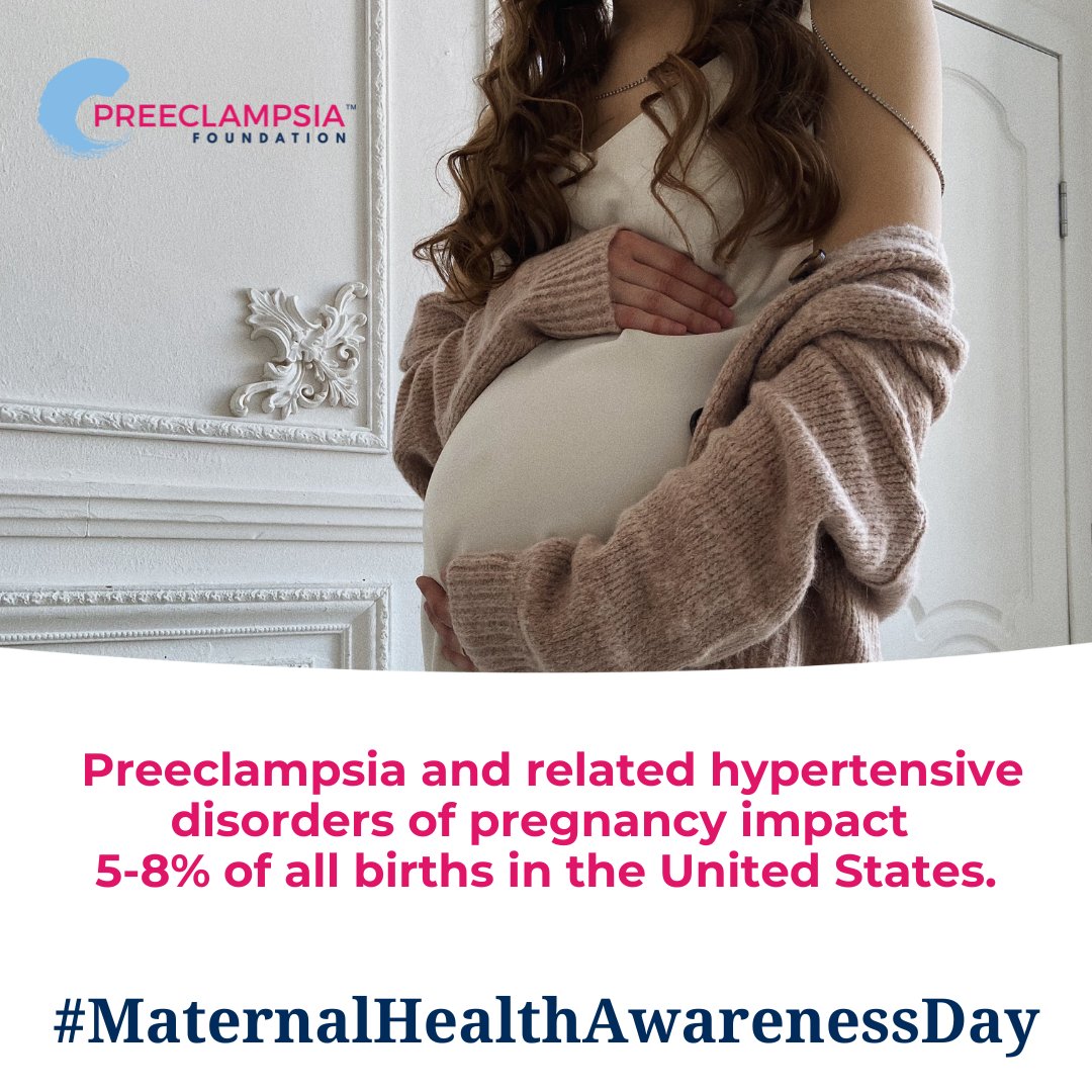 preeclampsia's tweet photo. Today is #MaternalHealthAwareness Day. Preeclampsia &amp; other hypertensive disorders of pregnancy are life-threatening and the leading cause of illness and death for moms and babies.

Share these graphics to your feed to spread awareness of #preeclampsia #eclampsia, #HELLPsyndrome https://t.co/oczfG45old