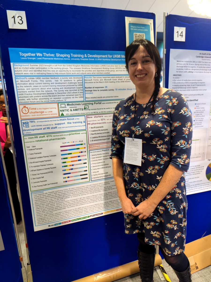 UKMedicinesInfo's tweet photo. Congratulations to the #UKMi2025 poster winners 🎉

Laura Granger from @UHD_NHS
Anna Burgess from @WelshMedicines @CV_UHB 
Rebecca Wong from @WelshMedicines @CV_UHB https://t.co/u95pBITWYx