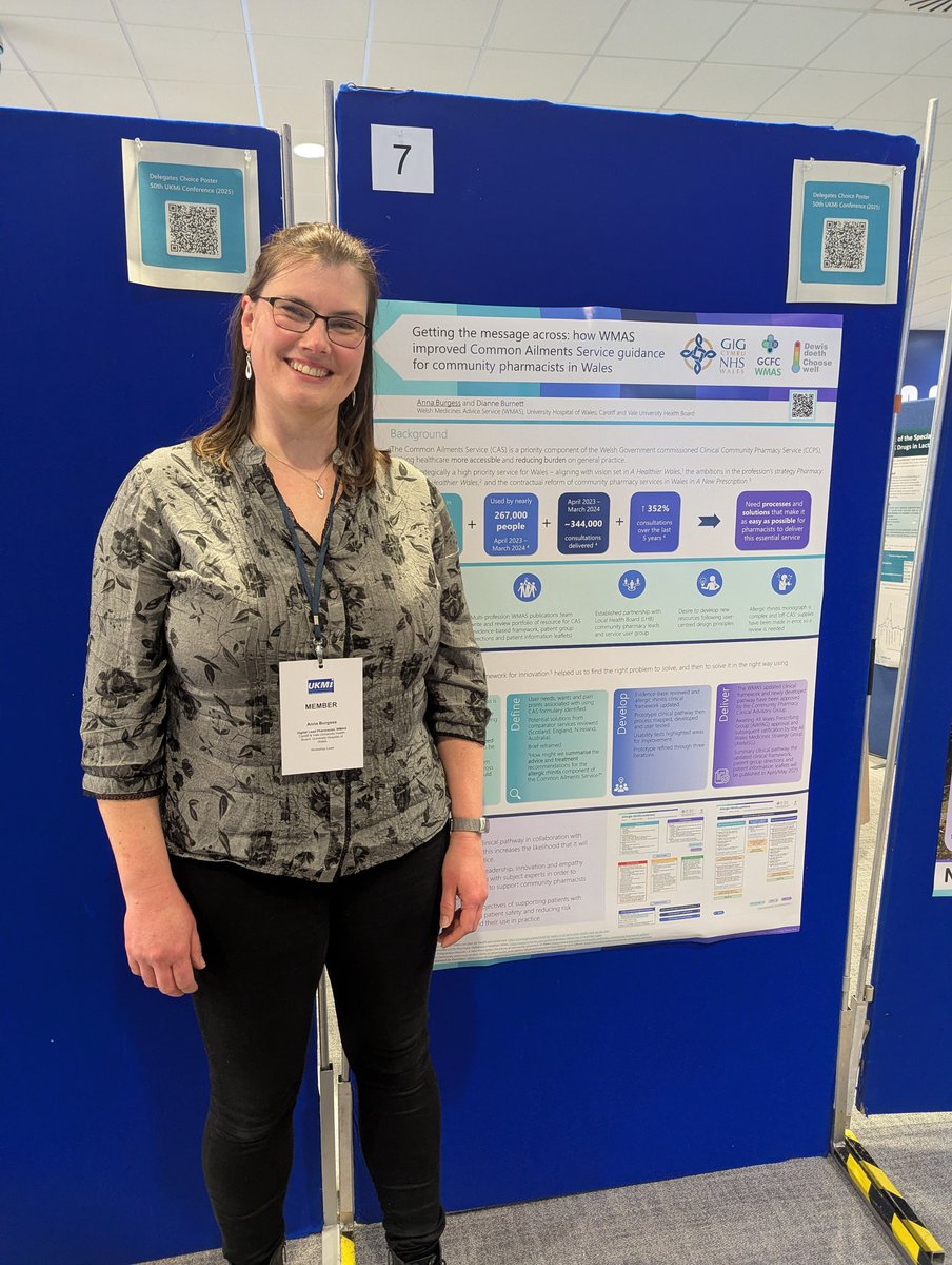 UKMedicinesInfo's tweet photo. Congratulations to the #UKMi2025 poster winners 🎉

Laura Granger from @UHD_NHS
Anna Burgess from @WelshMedicines @CV_UHB 
Rebecca Wong from @WelshMedicines @CV_UHB https://t.co/u95pBITWYx