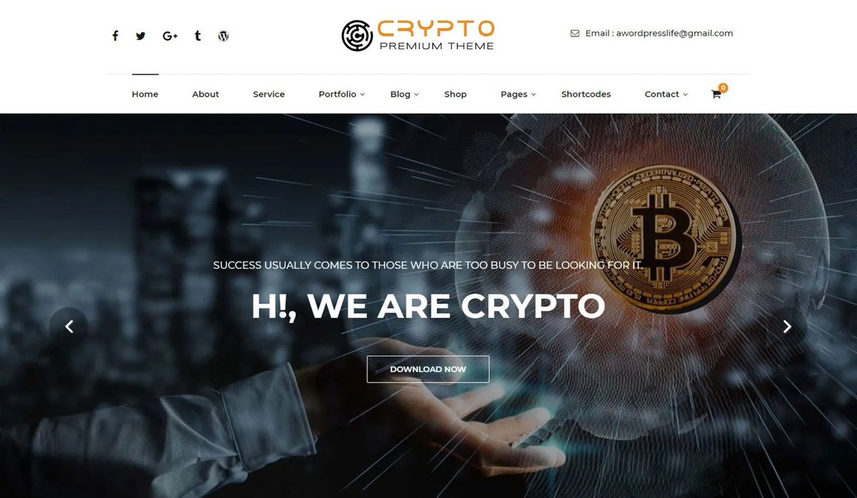 farazfrank777's tweet photo. Transform your cryptocurrency website with the Crypto Premium WordPress Theme. Stylish, secure, and feature-rich. Get started today: https://t.co/r9wcDmcMxU #CryptoWebsite #WebDesignInspiration #PremiumTheme https://t.co/dK6AO5APLb