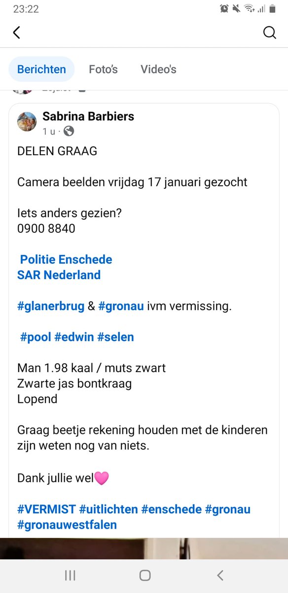FeyeNody's tweet photo. Aub delen een hele goede maat  van mij wordt vermist sinds 17 Januari #Enschede #Glanerbrug #Gronau @Politie @POL_Enschede ‼️‼️‼️‼️ https://t.co/gRPZA8gEI8