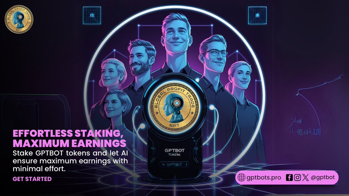 gptbottrade's tweet photo. Effortless Staking, Maximum Earnings!

#GPTBOT #CryptoUtility #BlockchainTechnology #CryptoRevolution #BinanceSmartChain #UtilityPayments #DeFi #CryptoInnovation #SecureTransactions #TokenEconomy #CryptoCommunity #TokenBurn #DeflationaryToken #SmartContracts #UniversalAccess https://t.co/hst2gKCmbg