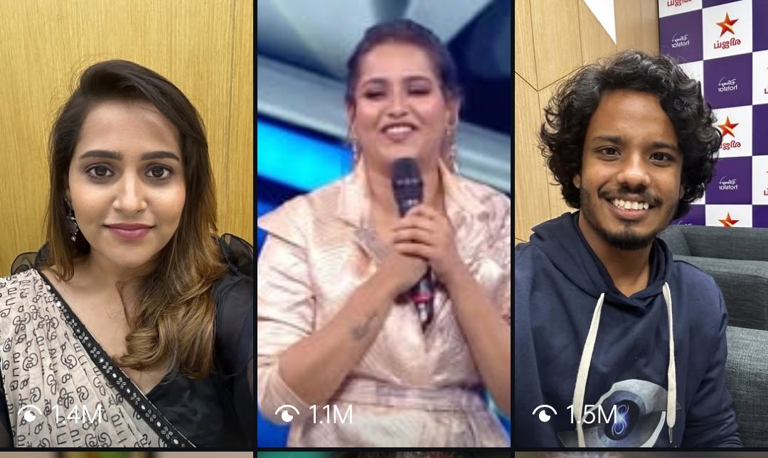 Netfreak555's tweet photo. Why we r saying #Soundariya as #PeopleWinnerSoundariya, only she can pull this much of viewers in 24/7 live and in interview also
1.6m views n counting 😎🕺💃
#BiggBossTamil8 https://t.co/GLu4GC0uey