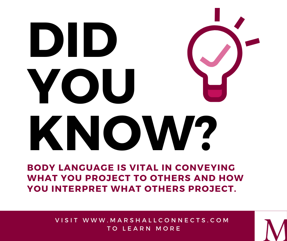 MarshallConx's tweet photo. DID YOU KNOW | Body language is vital in conveying what you project to others and how you interpret what others project. https://t.co/j2bUqtPQqT 

#MarshallConnects #DidYouKnow #EmotionalIntelligence https://t.co/ahTyzqTSRF