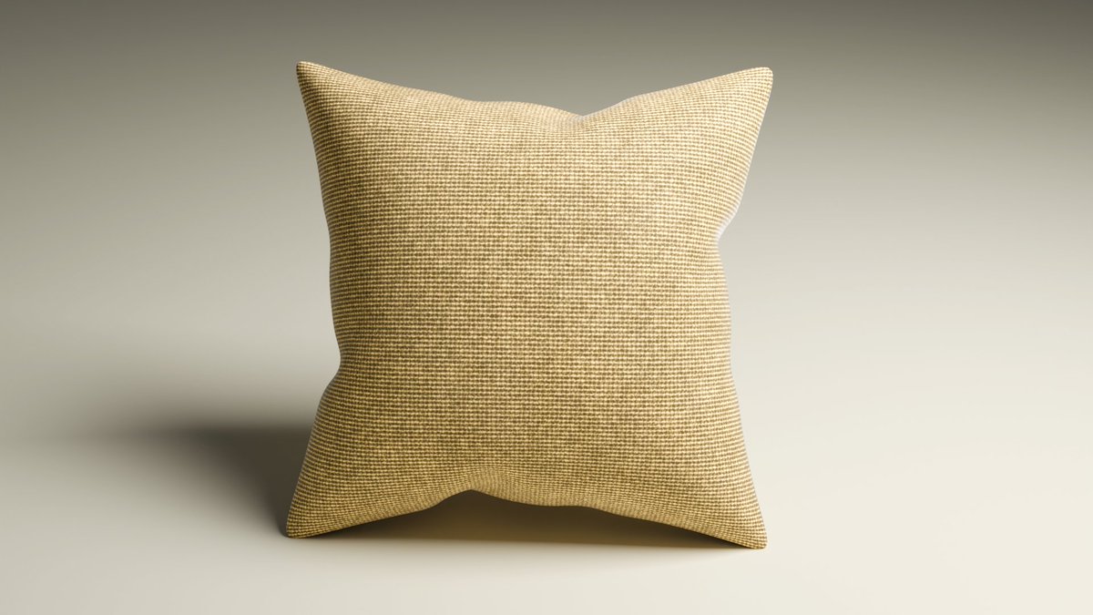 「質感とマテリアル」その16。
麻袋。 

#Blender #3Dモデリング