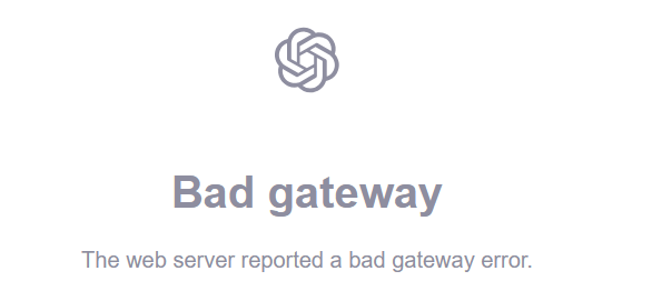 thezavo's tweet image. I guess even AI needs a timeout when it can’t handle my brilliance! 😂 #OpenAI #502Error #AIOnStrike