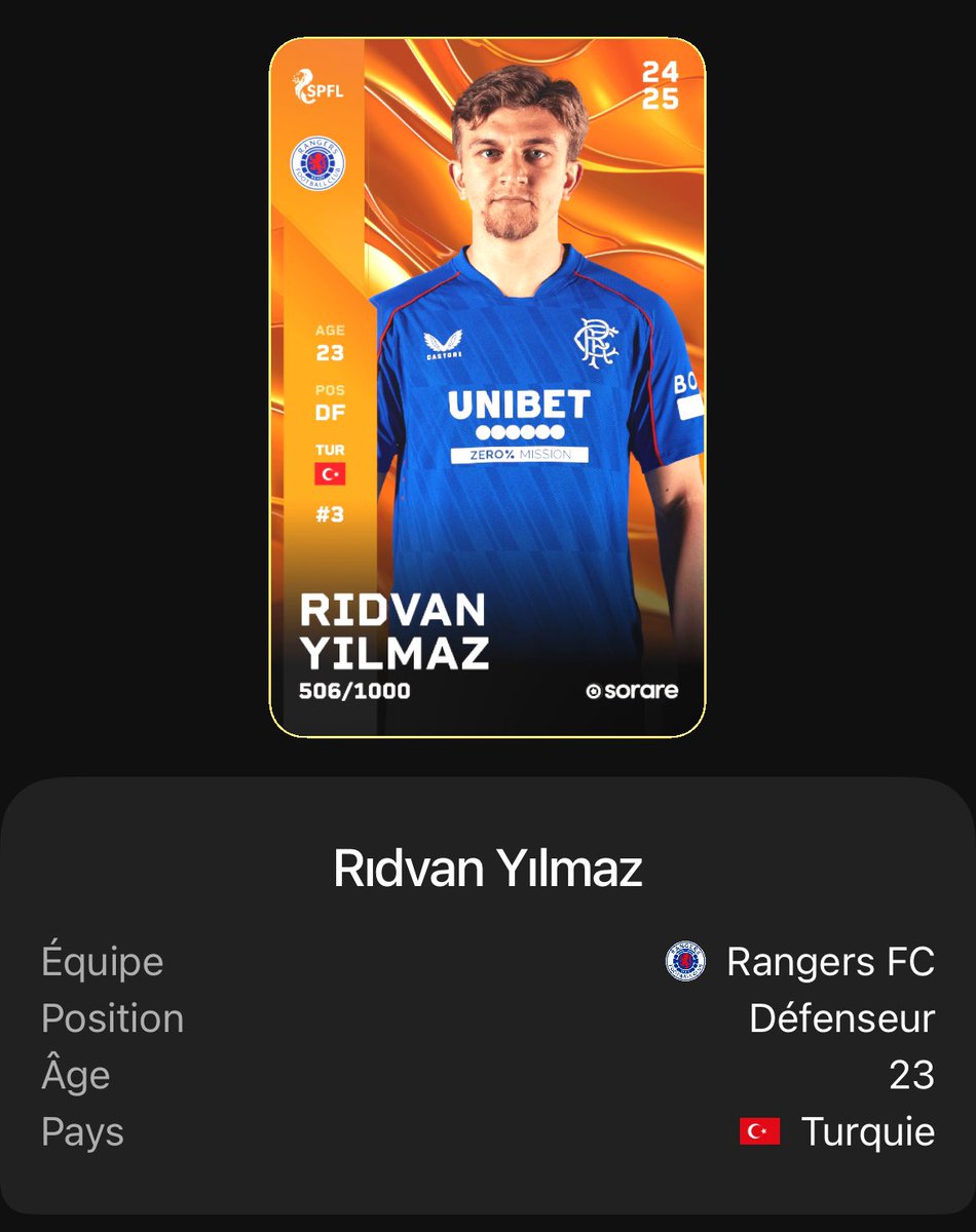 M4RCO_3's tweet image. Chose promis, chose due, je vous fais gagner cette première carte en #Giveaway 

Un défenseur U23 des Rangers. 

Vous avez juste à Like et à RT pour participer, laissez moi votre nom de manager ! 

Bisous les copains