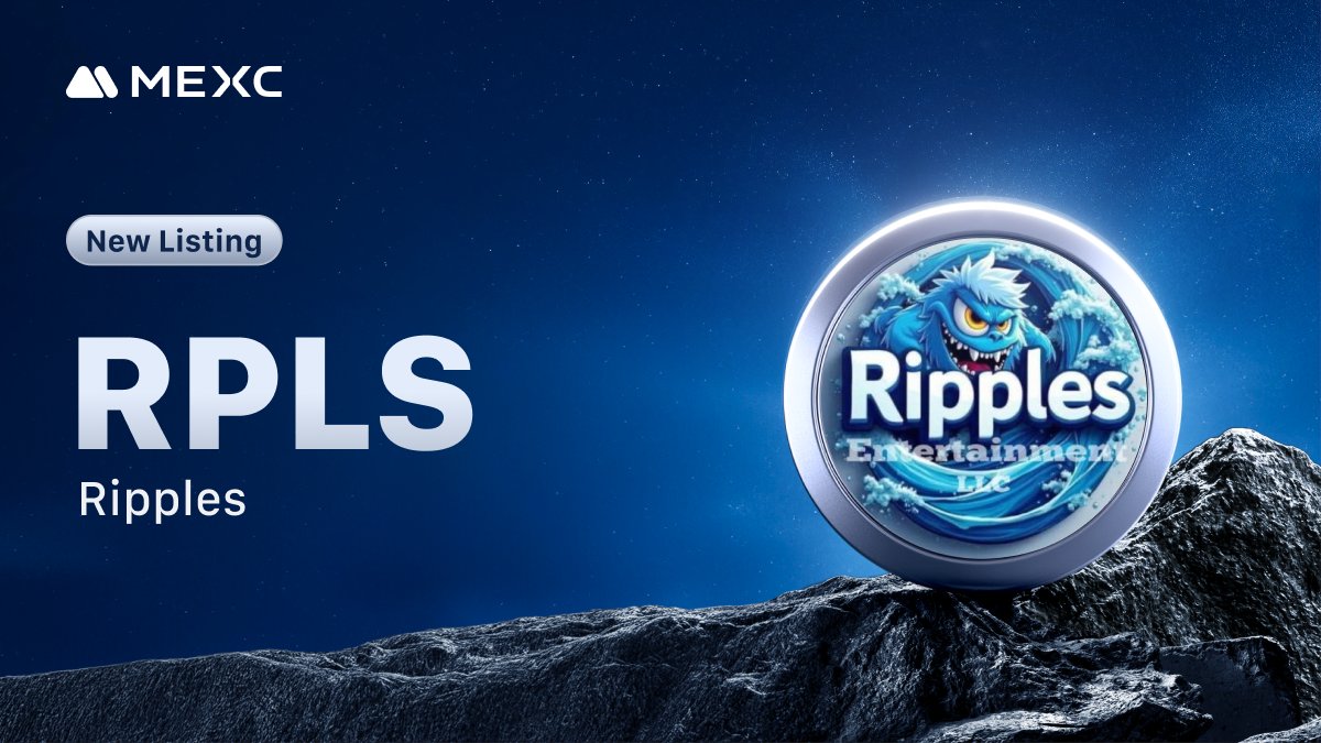 We're thrilled to announce that the <a href="/rplsripples/">RIPPLES</a> Kickstarter has concluded and $RPLS will be listed on #MEXC!

🔹Deposit: Opened
🔹RPLS/USDT Trading: 2025-01-23 15:00 (UTC)

Details: mexc.com/support/articl…