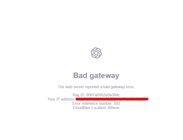 bantonis's tweet photo. GPT Is Down 🤔
#ChatGPTdown https://t.co/cPFoXWuOoO