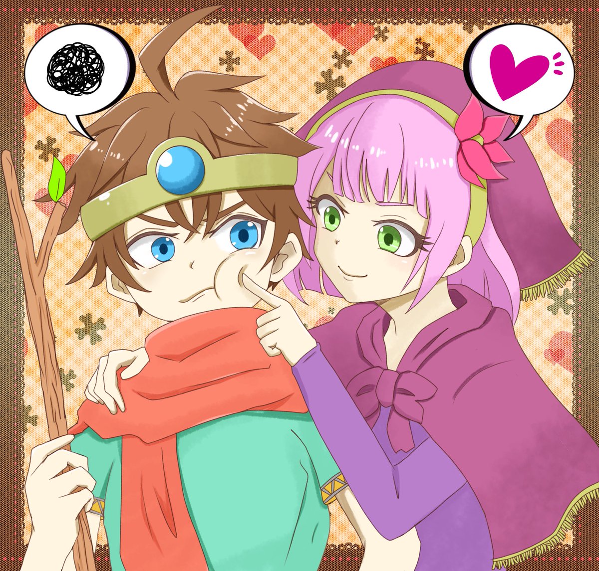 9madochan's tweet photo. 制作中のゲーム「追憶の英雄譚」から
アルトとシェリー！ https://t.co/B1OVMX24Ua