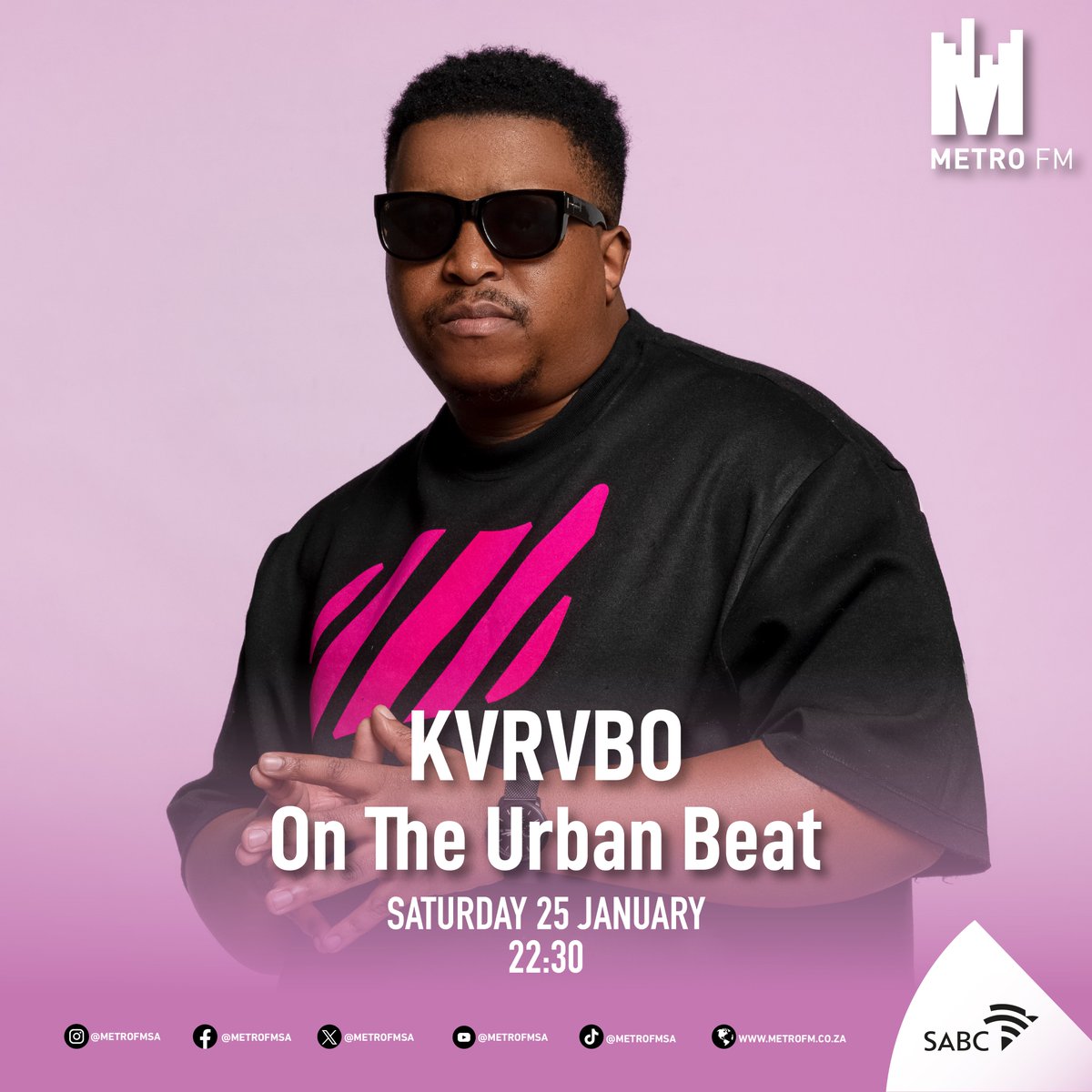 Tune in to Metro FM this coming Saturday at 22H30 for a live set on the Urban Beat Show with Ryan The DJ. Expect some exclusive tracks and a whole lot of good vibes. 🎶