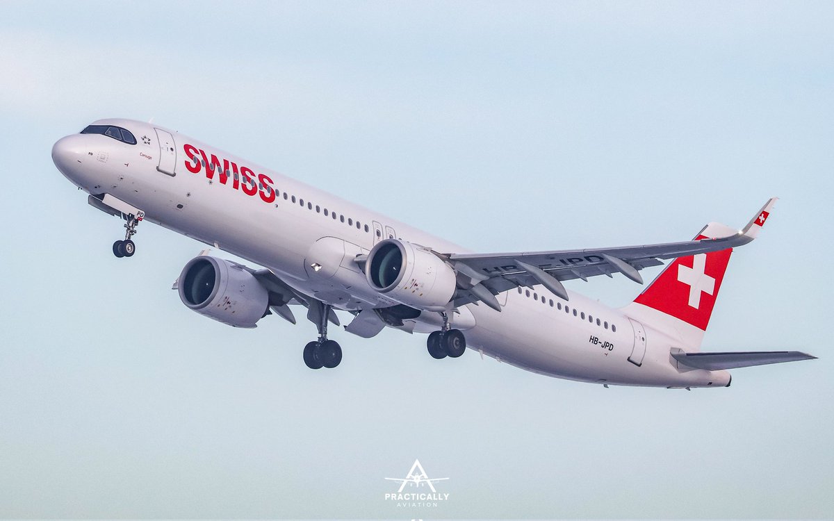 PracticallyAvia's tweet image. 𝗦𝘄𝗶𝘀𝘀 𝗔𝗶𝗿𝗯𝘂𝘀 𝗔𝟯𝟮𝟭 𝗡𝗲𝗼

Airline: Swiss
Aircraft: Airbus A321-271NX
Registration: HB-JPD
Age: 1 year - August 2023
🛬 Airport: Manchester Airport 
📍 Location: Southside Viewing Area 
📸 Camera: Canon EOS R10
🎥 Lens: RF 100-400mm f/5.6-8 IS USM
@manairport