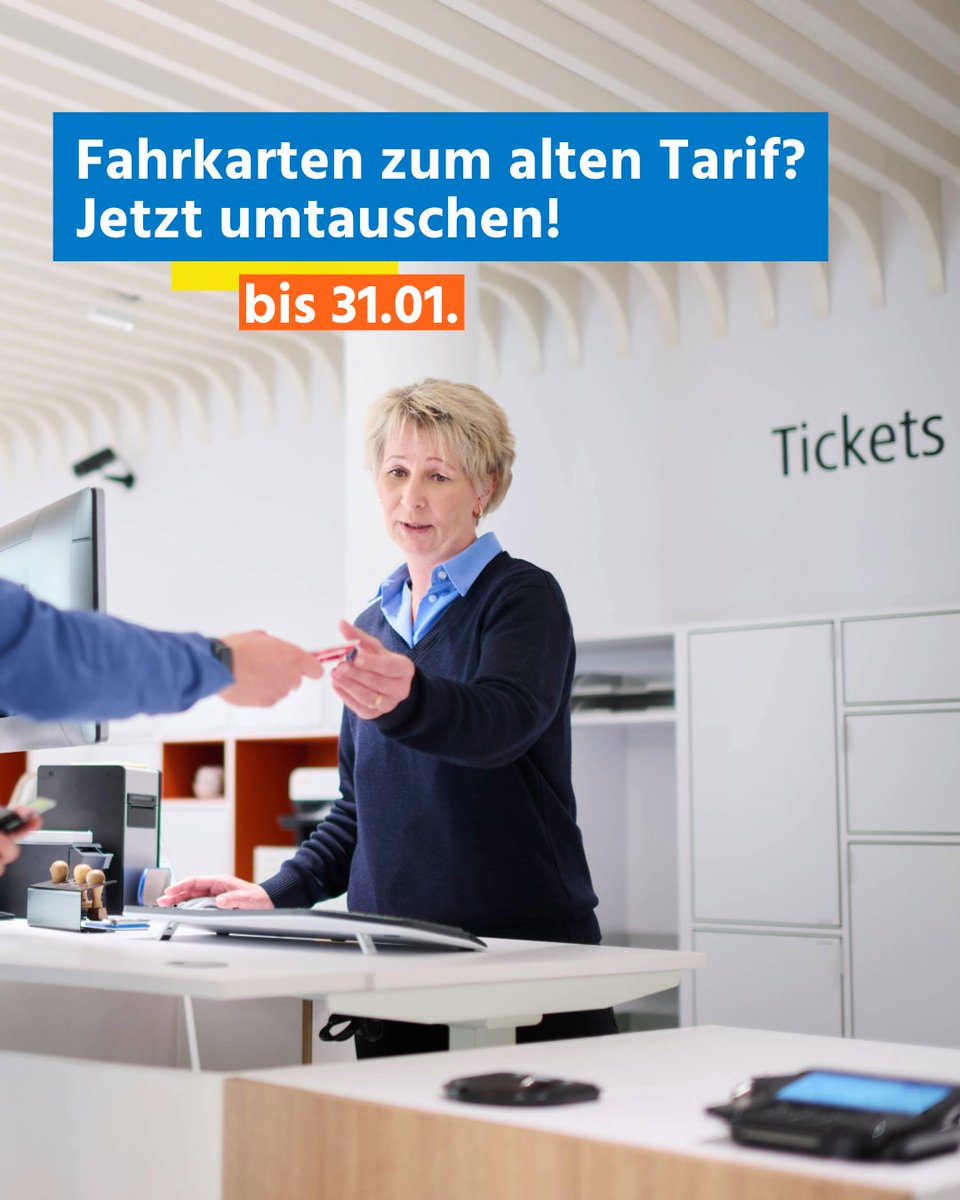 +++ Ticketumtausch endet am 31.01.! +++

Habt ihr noch ungenutzte Fahrscheine zum alten Tarif (gültig bis 31.07.2024)? Dann wird es jetzt Zeit, sie umzutauschen! 

👉 Weitere Infos zu den aktuellen Tarifen findet ihr hier: stadtwerke-jena.de/nahverkehr/pri…