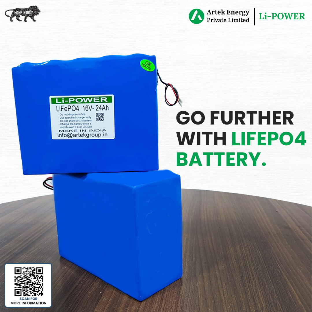 ArtekEnergy's tweet photo. Go Further with LiFePO4 Battery
.
.
.
Call for Queries:
Visit: https://t.co/HnKMkGEc6e
For more info, call us at +919354443010
.
#battery #lithium #power #artek #group #artekgroup
#manufacturing #battery #noida https://t.co/VrD1XDUkJK