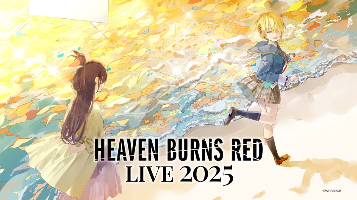 2025年2月12日(水)開催 HEAVEN BURNS RED LIVE 2025 ビジュアル公開
