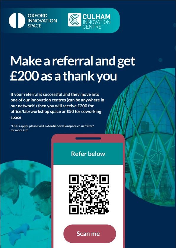 Do you know someone looking for a workspace? 
Refer below today and get rewarded if they join.