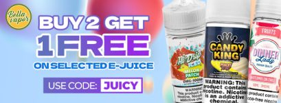 myvapereview's tweet image. 🔥 Buy 2 Get 1 FREE on selected e-juices at Bellavapor! Stock up on your favorites now! 👉 myvapereview.com/vape-deals/202… #VapeDeals #EJuice