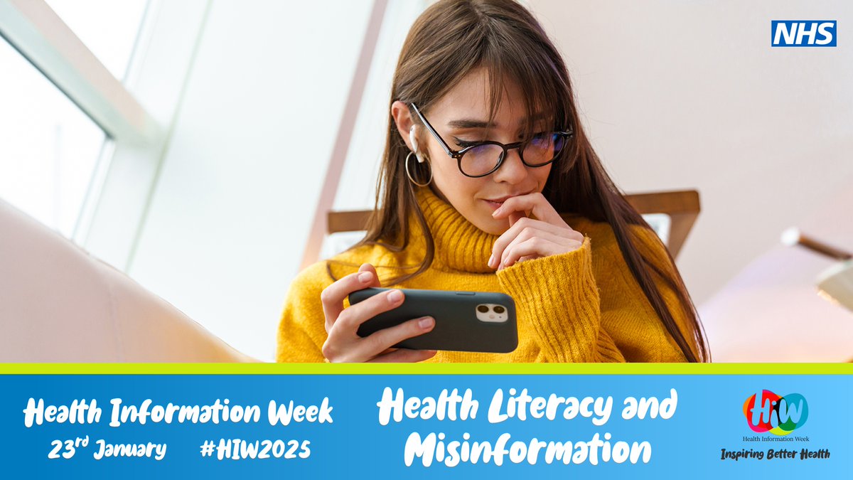 NHS England Workforce, Training and Education (@nhse_wte) on Twitter photo Discover trusted resources on health misinformation this <a href="/Healthinfoweek/">Health Information Week</a>. From guidance on spotting misleading content to helpful tips on finding reliable health information and practical advice for improving patient understanding. #HIW2025 bit.ly/HIW2025 Discover trusted resources on health misinformation this <a href="/Healthinfoweek/">Health Information Week</a>. From guidance on spotting misleading content to helpful tips on finding reliable health information and practical advice for improving patient understanding. #HIW2025 bit.ly/HIW2025