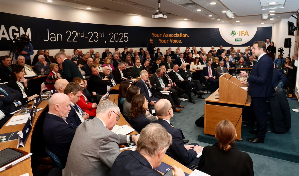 Agriculture needs to stay a profession that attracts young people, where they can earn a decent living &amp; be paid fairly by the market for what they produce. Without creating the right conditions for the future, we risk losing the next generation of farmers: <a href="/CHansenEU/">Christophe Hansen</a> 
<a href="/IFAmedia/">Irish Farmers' Association</a>