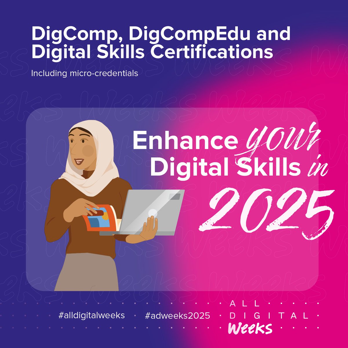 AllDigitalEU's tweet image. #DigComp is the European common framework for digital competences for citizens and basis for self-assessment. Awareness and use of the framework is the first step in strengthening digital competences, identifying training opportunities and setting learning goals. Moreover,…