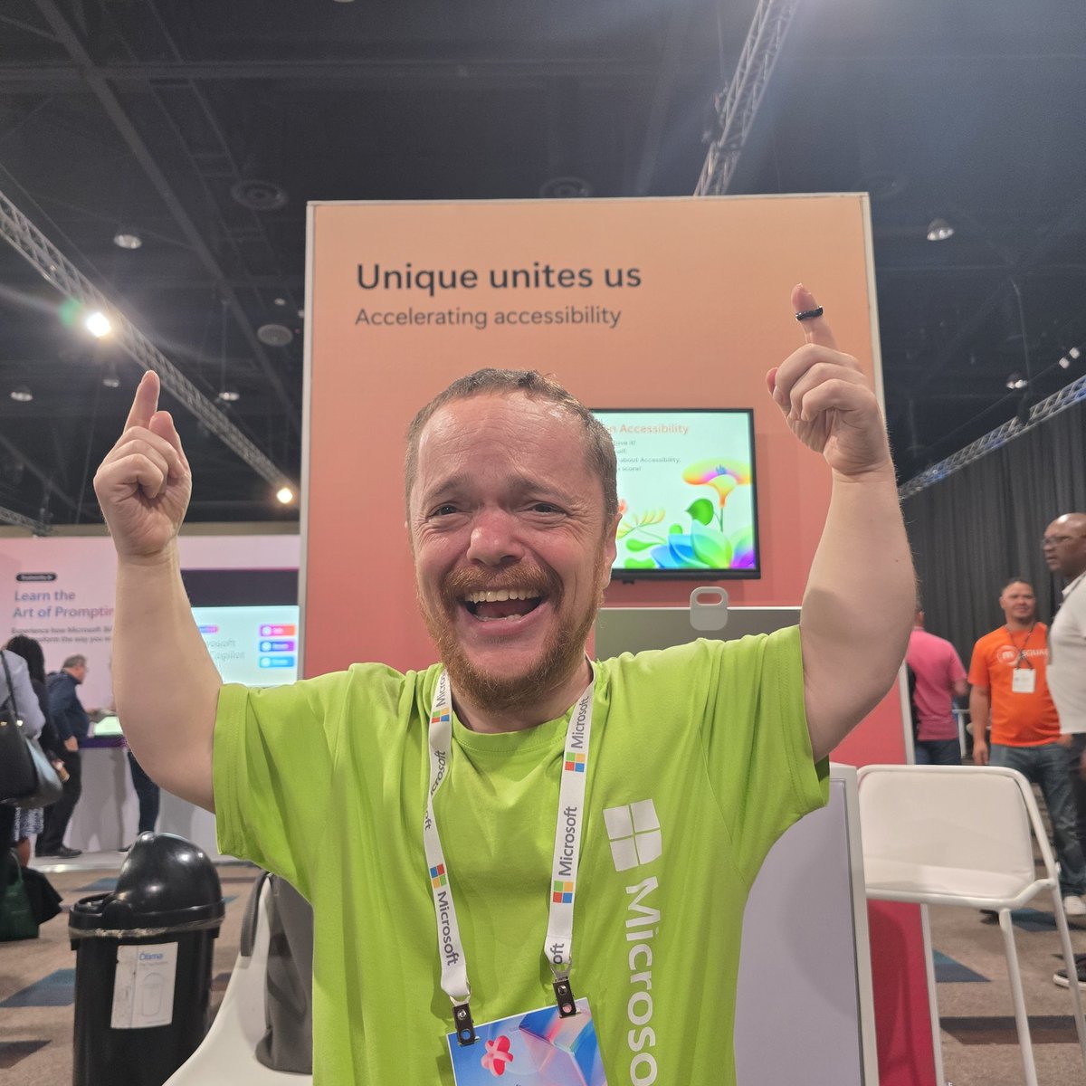 Rory Preddy (@rorypreddy) on Twitter photo 📣Come say hi at the ♿️ stand ❤️
Learn more 👉 microsoft.com/en-za/accessib…
#MicrosoftAITourSouthAfrica #MicrosoftAITourJHB <a href="/MSFTEnable/">MSFT Accessibility</a> <a href="/hboelman/">Henk Boelman</a> <a href="/hminto/">Hector Minto</a> <a href="/jennylayfluffy/">Jenny Lay-Flurrie</a> <a href="/chanezonfr/">Patrick Chanezon Fr</a> <a href="/juliendubois/">Julien Dubois</a> <a href="/donasarkar/">Dona Sarkar</a> <a href="/elsabehart/">Elsabe Hart</a> 📣Come say hi at the ♿️ stand ❤️
Learn more 👉 microsoft.com/en-za/accessib…
#MicrosoftAITourSouthAfrica #MicrosoftAITourJHB <a href="/MSFTEnable/">MSFT Accessibility</a> <a href="/hboelman/">Henk Boelman</a> <a href="/hminto/">Hector Minto</a> <a href="/jennylayfluffy/">Jenny Lay-Flurrie</a> <a href="/chanezonfr/">Patrick Chanezon Fr</a> <a href="/juliendubois/">Julien Dubois</a> <a href="/donasarkar/">Dona Sarkar</a> <a href="/elsabehart/">Elsabe Hart</a>