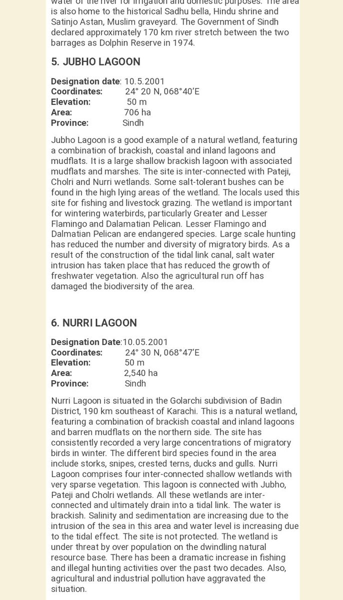 husamsindhi's tweet image. Different Ramsar sites in Sindh province are dying fastly due to water shortage two of them are Nurri Lagoon And Jhubo Lagoon locatedin indus delta 
Jhubo Lagoon area 95% destroy due to lack of water 
@RamsarConv @akhtarb1 @closerfr
#NoMoreCanalsOnIndus
#SaveIndusDelta