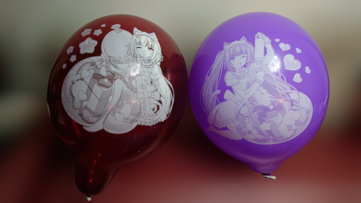 Very cute cat girls on T24 &amp; O18
From <a href="/CuteBalloonsSTU/">萌球工作室</a> 
#balloon #風船フェチ #Looner