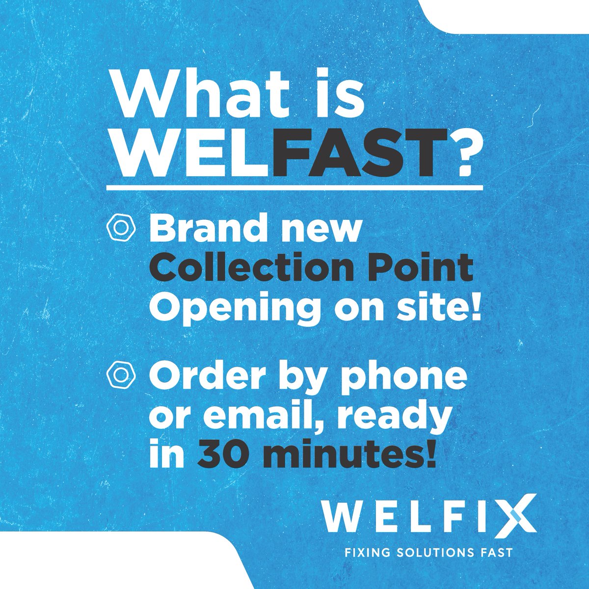WelfixDirect's tweet photo. Big Changes Coming to WELFIX – 1st February!

📦 NEW Collections Point with a 30-min turnaround.
🍬 Free sweets with every collection!
☎️ Call, email, or message to place your order – no minimum spend required.
🚛 Delivery service stays the same. https://t.co/KEbxCNjmat