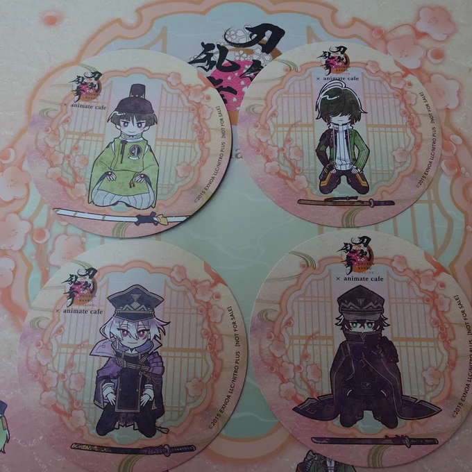 昨日は初詣の後に、友達にお誘い頂き……久しぶりに刀剣乱舞のアニカフェへ 以前ならドリンクファイトを自主開催してたのに、歳のせいか?生クリームが重かった ヤダわぁ〜!?御老体にキツイ…… コースターは石切丸さんと桑名くんを自引きして完了 新々刀もニコイチで揃ってラッキーでした