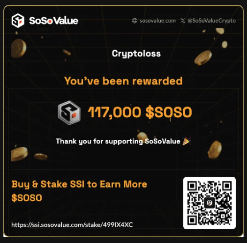 $SOSO Coin Çekilişi!

- Kişi başı 1K toplam 3K SOSO dağıtacağım
- Süre 24 saat
- Şartlar: Posta yorum, Like &amp; RT,

TG: t.me/CryptolossNews (şart değil)

Bol şans 🤞