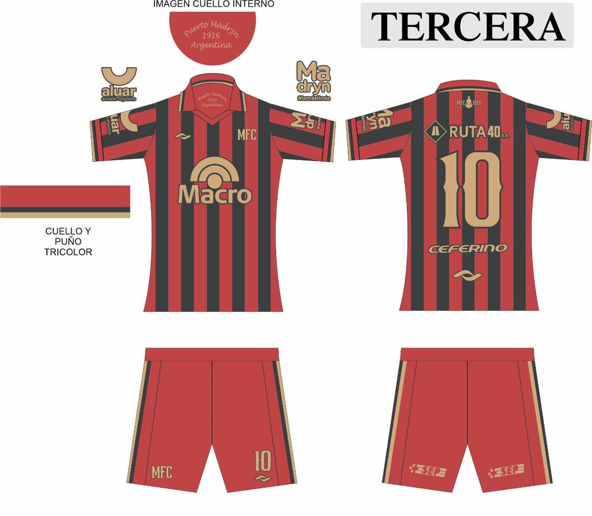 😍 TRES NUEVAS CASACAS CON DETALLES DE NUESTRA HISTORIA

💯 Ya pasó el Centenario, pero nosotros queremos seguir festejando. Y para eso, lanzamos tres nuevas camisetas, que te van a traer detalles de nuestra historia!

1️⃣ ⚫️🟡 La titular se inspira en la Sede de Roca 516. No solo