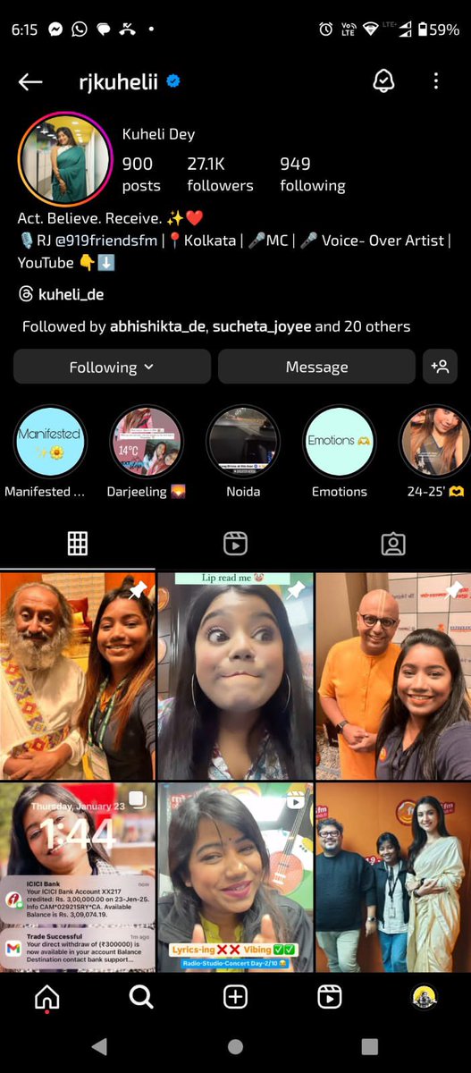 Kuheli_Official's tweet photo. It’s been 5hrs since my IG account has been hacked &amp; I can’t retrieve it even after selfie video verification!!

I’m an RJ by profession having a follower base of 27k &amp; because of this my reputation is at stake!!

Requesting @instagram to help ASAP!! https://t.co/BPTzURWcSn