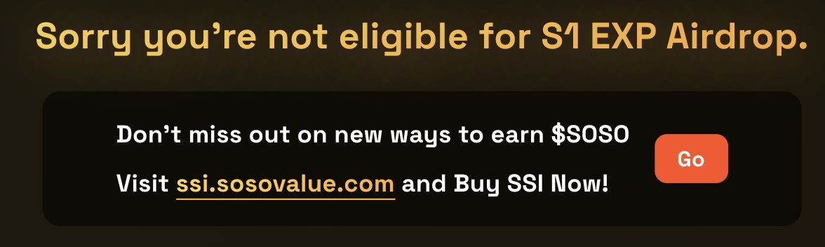 Cryptowithkhan's tweet photo. $SOSO Airdrop Checker Live 🪂

- I am not eligible > requesting team @SoSoValueCrypto to review this.

- I've onboarded thousands of active users from my community

- I've connected my wallet + all the social media way before your announcement

- I am at level 7 

Then how am I not eligible ?

Checker :  https://t.co/7nL7E8bLLJ

Share your screenshot 📸