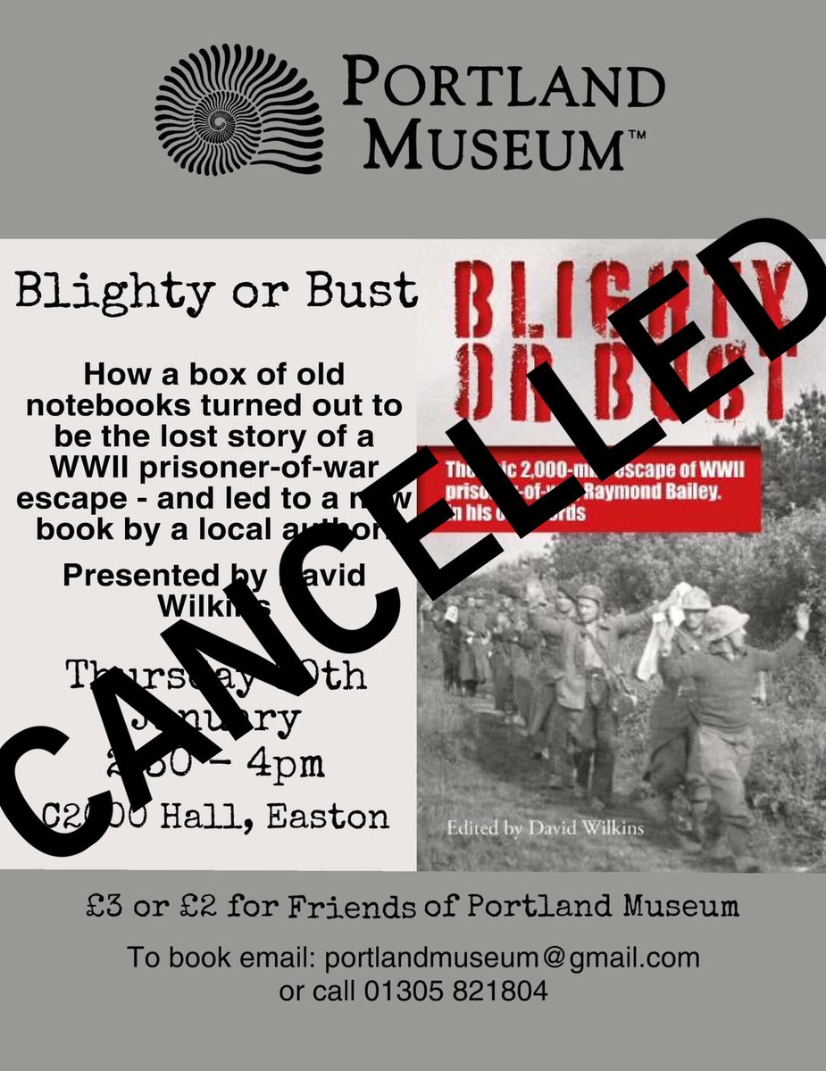 Due to illness, ‘Blighty or Bust’ is being cancelled. But fear not, we have another speaker! Community Ranger at the Dorset Wildlife Trust, Abi Mustard is presenting ‘Introduction to the Wildlife of Chesil Beach and Fleet Lagoon’ on the same date and time!