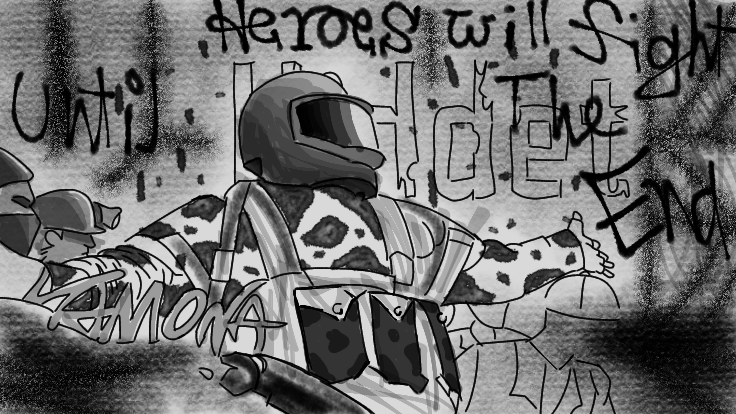 Arena__Breakout's tweet photo. Heroes will fight until the end, that's just the way lone wolves fight.

CR. Joel (DC) 

#ArenaBreakout #SoloOps #FanArt https://t.co/iPfnbA1YIg